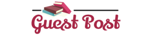 "Guest Post" with books divider